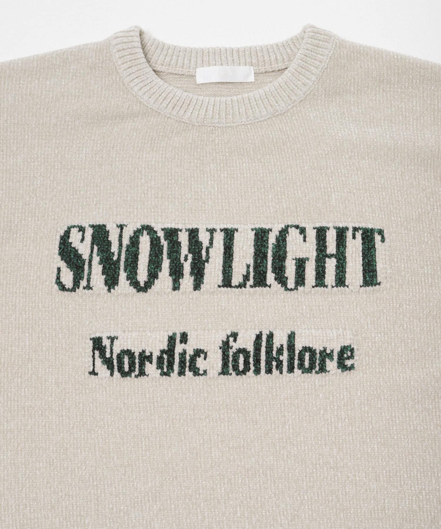 可水洗毛圈標誌圖案針織衫