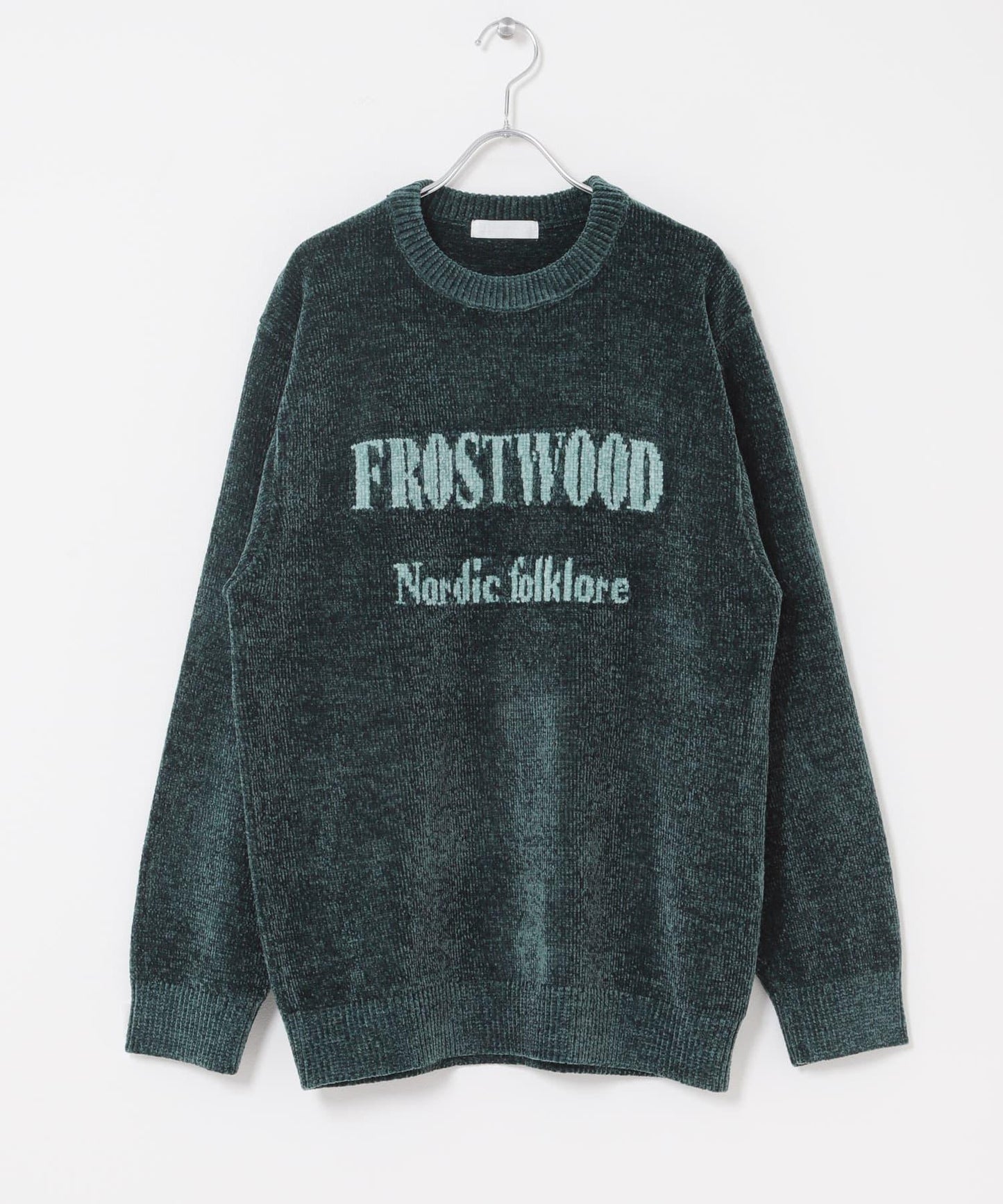 可水洗毛圈標誌圖案針織衫