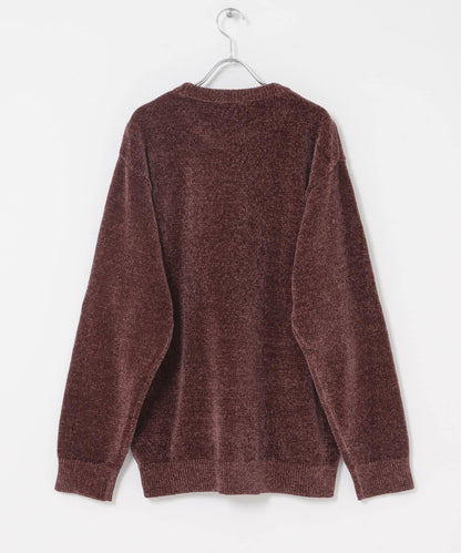 可水洗毛圈針織套頭衫