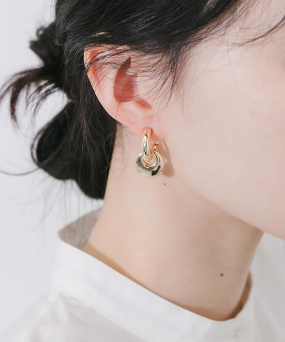 圓形大號圈環耳環