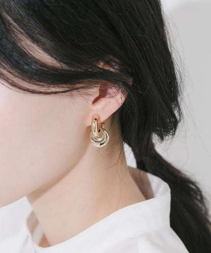 圓形大號圈環耳環