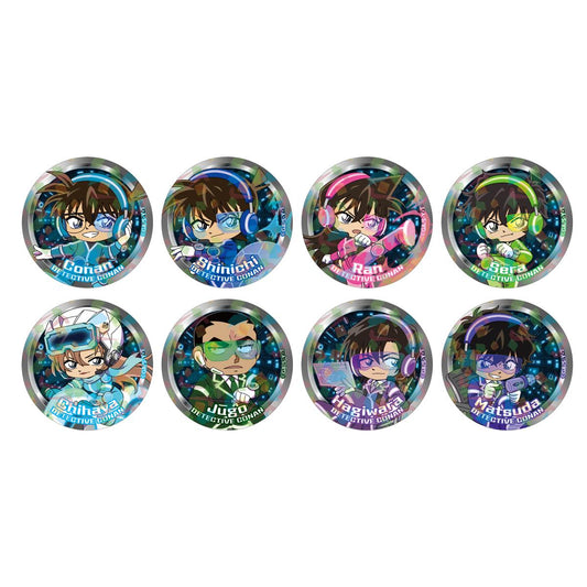 《名偵探柯南》_SF系列 交易全息徽章罐裝 【全套BOX／8個裝】