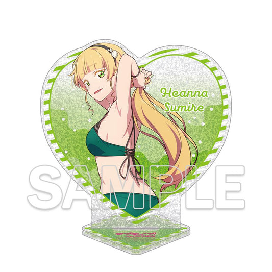 LoveLive! Superstar!! 心形亮片亞克力立牌 平安名堇