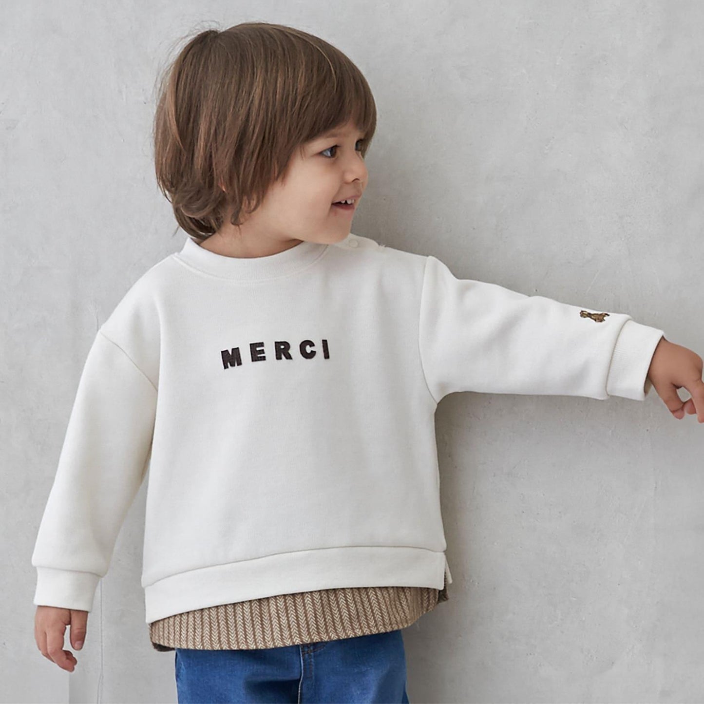 【リンク】迷你標誌刺繡衛衣