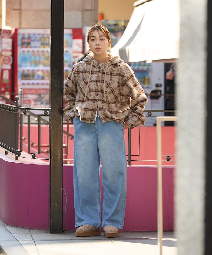 連帽加厚法蘭絨襯衫夾克