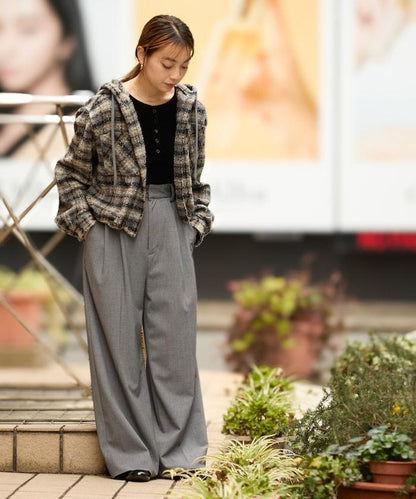 連帽加厚法蘭絨襯衫夾克