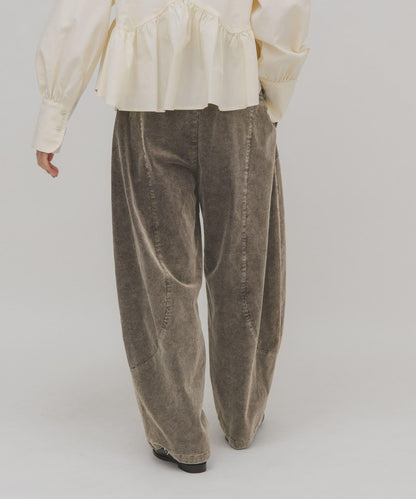 燈芯絨繭型長褲