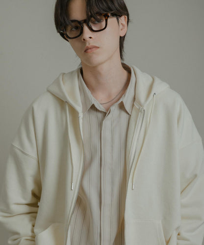 雙拉鍊連帽衛衣