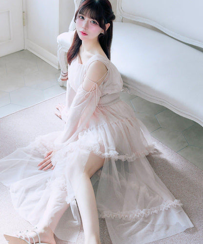 【Belle Charme】仙女網紗連衣裙