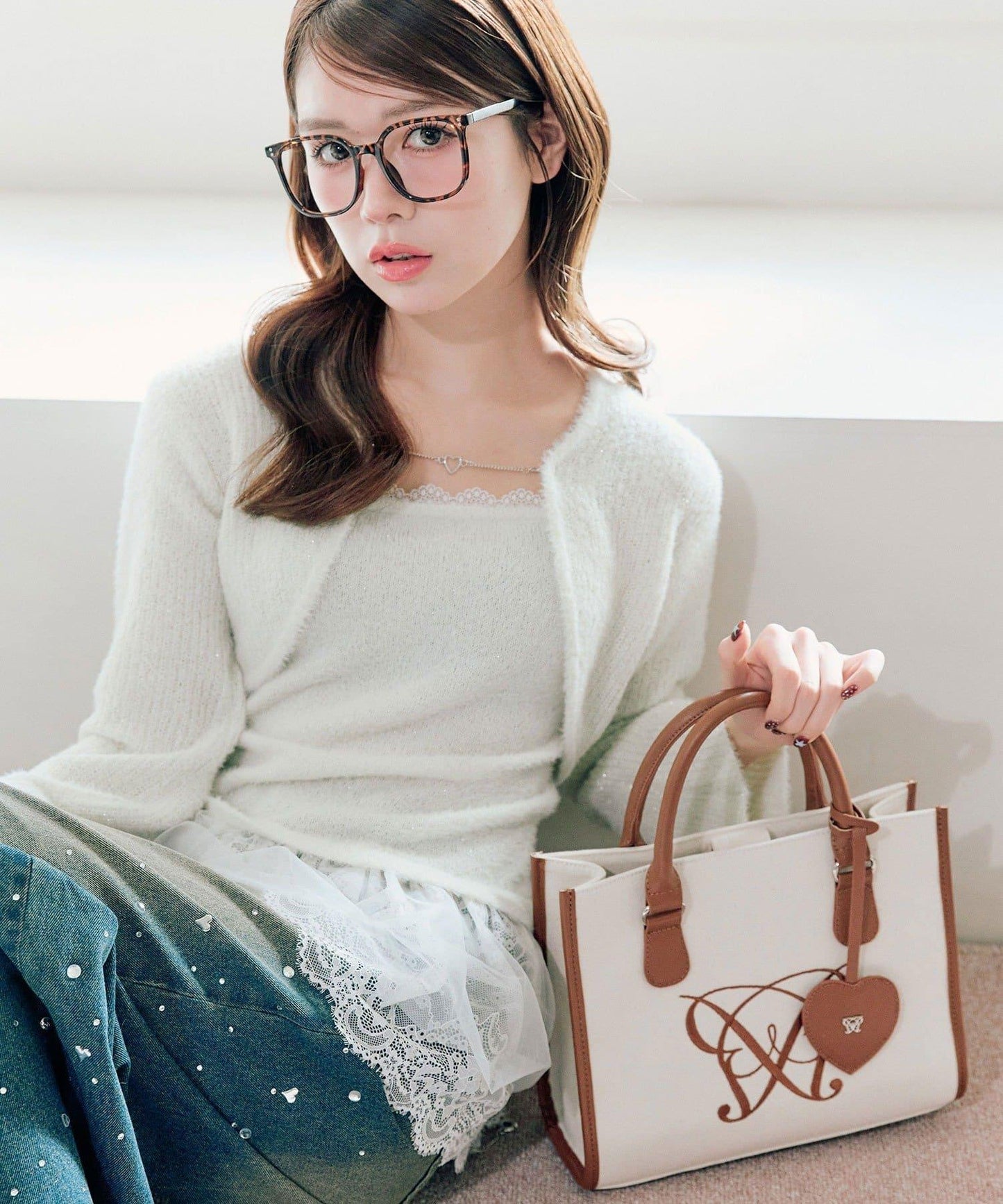 短外套荷葉邊吊帶套裝