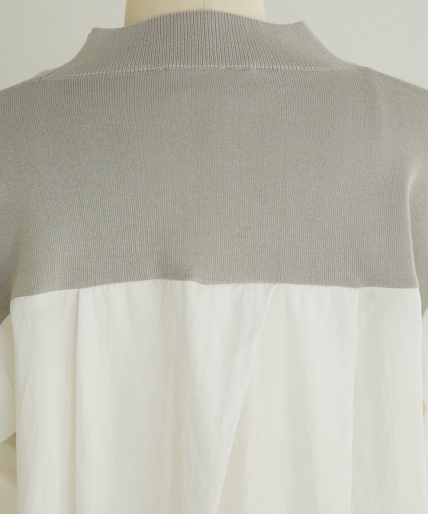 拼接針織條紋上衣