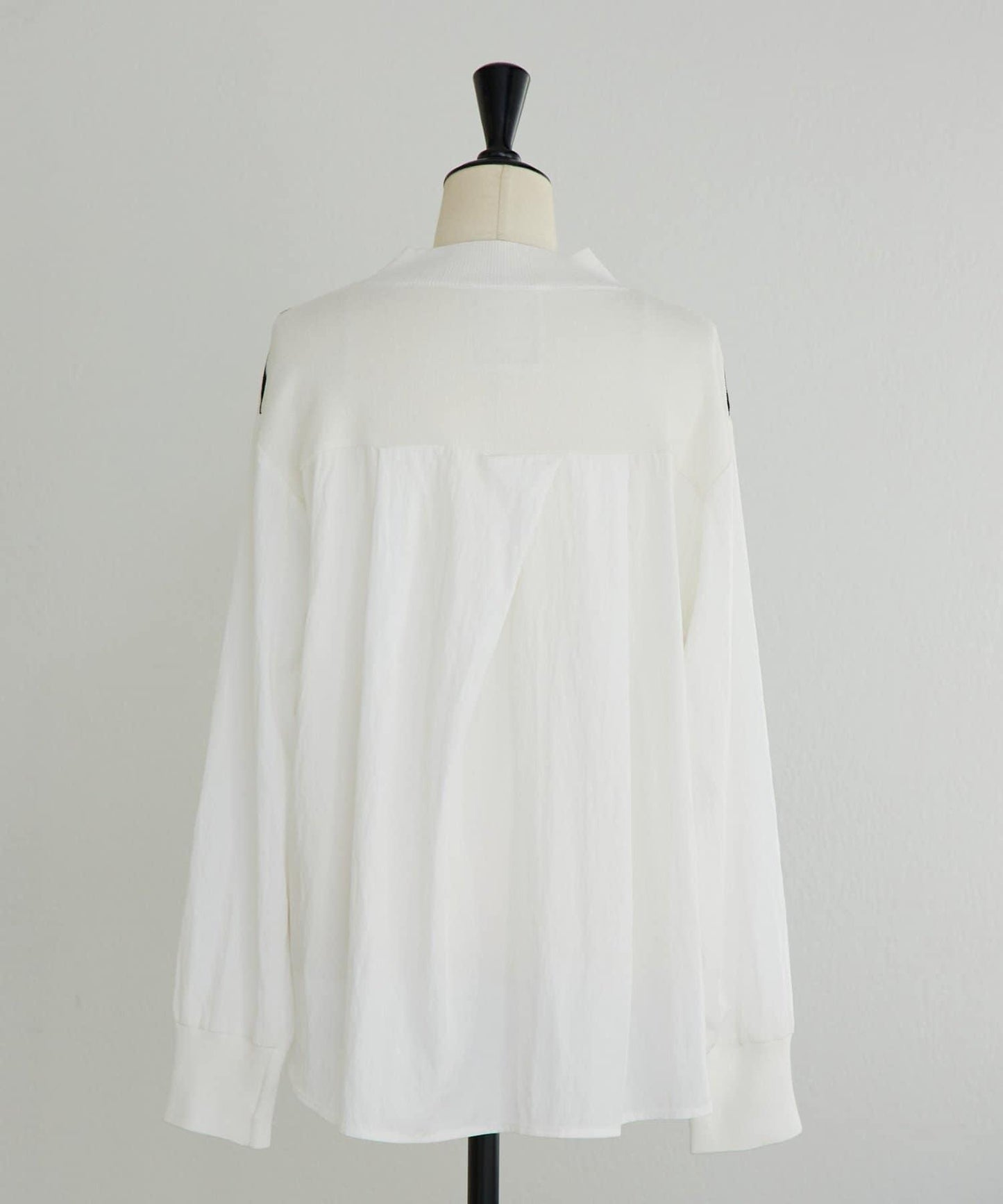 拼接針織條紋上衣