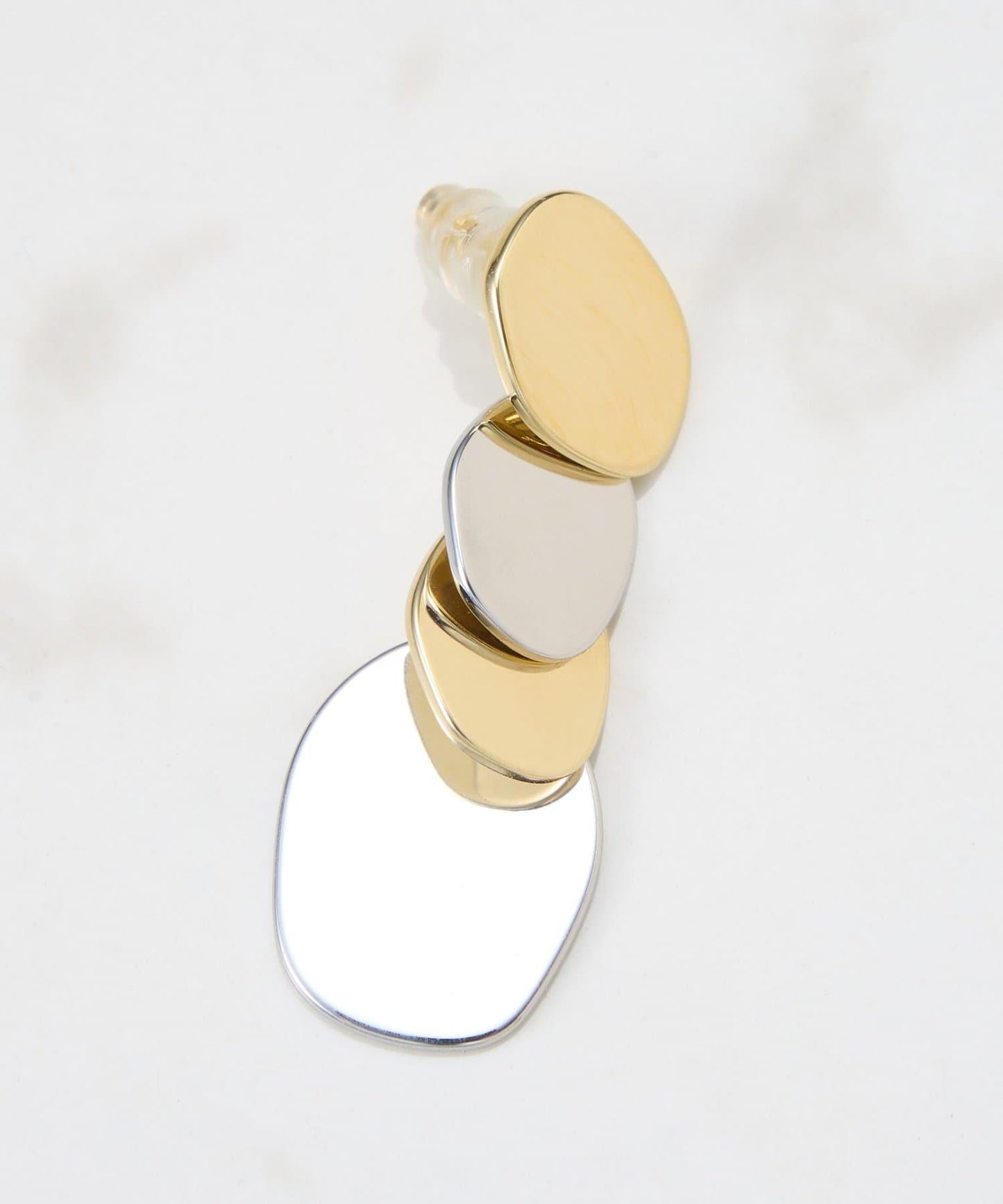 橢圓形組合耳環