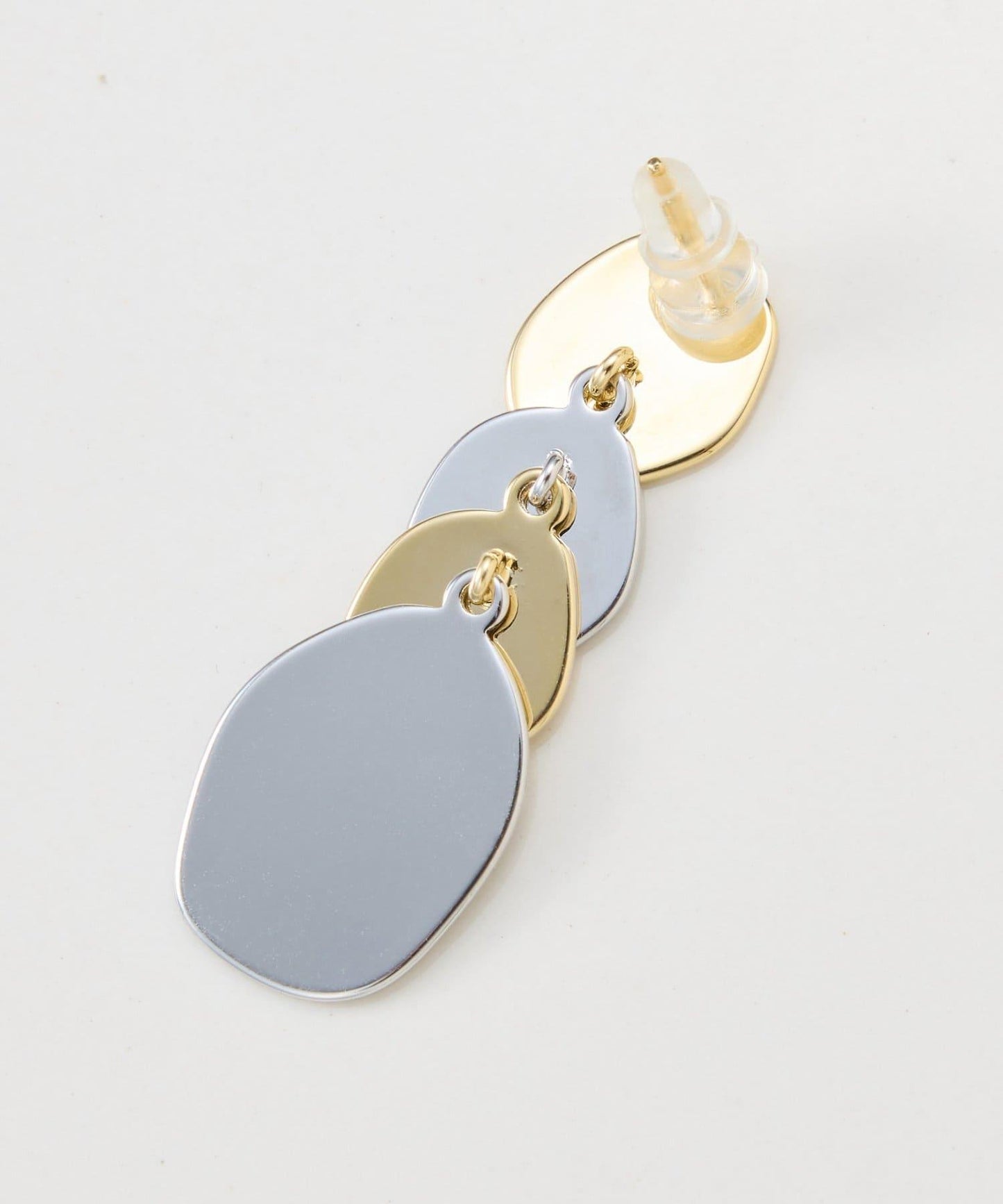 橢圓形組合耳環