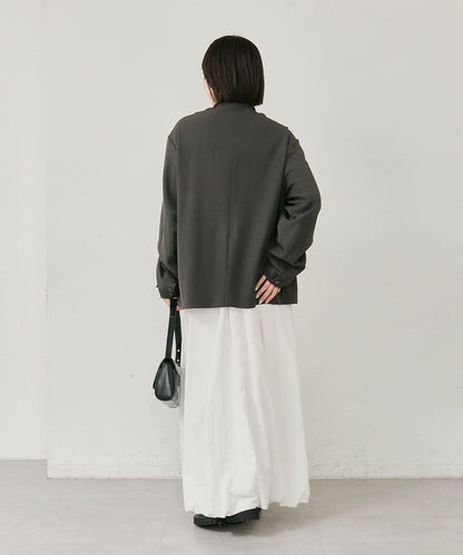 抽繩袖西裝外套