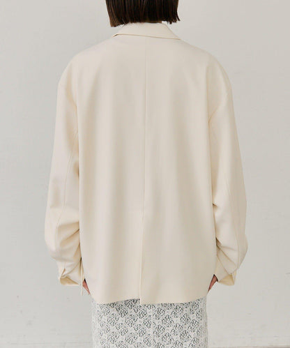 抽繩袖西裝外套