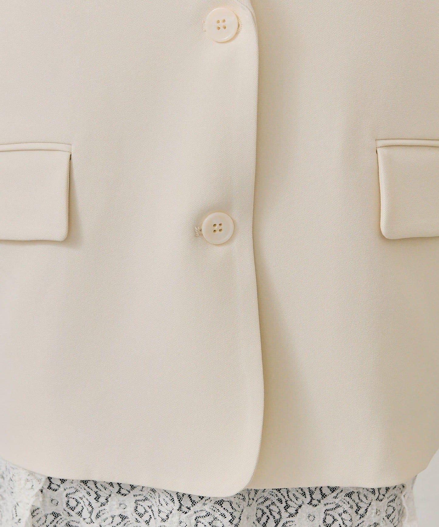 抽繩袖西裝外套