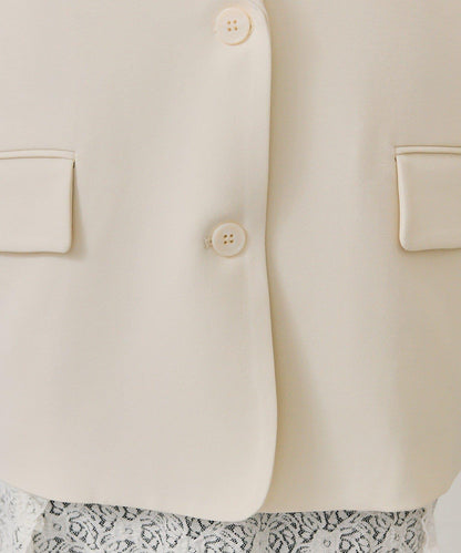 抽繩袖西裝外套