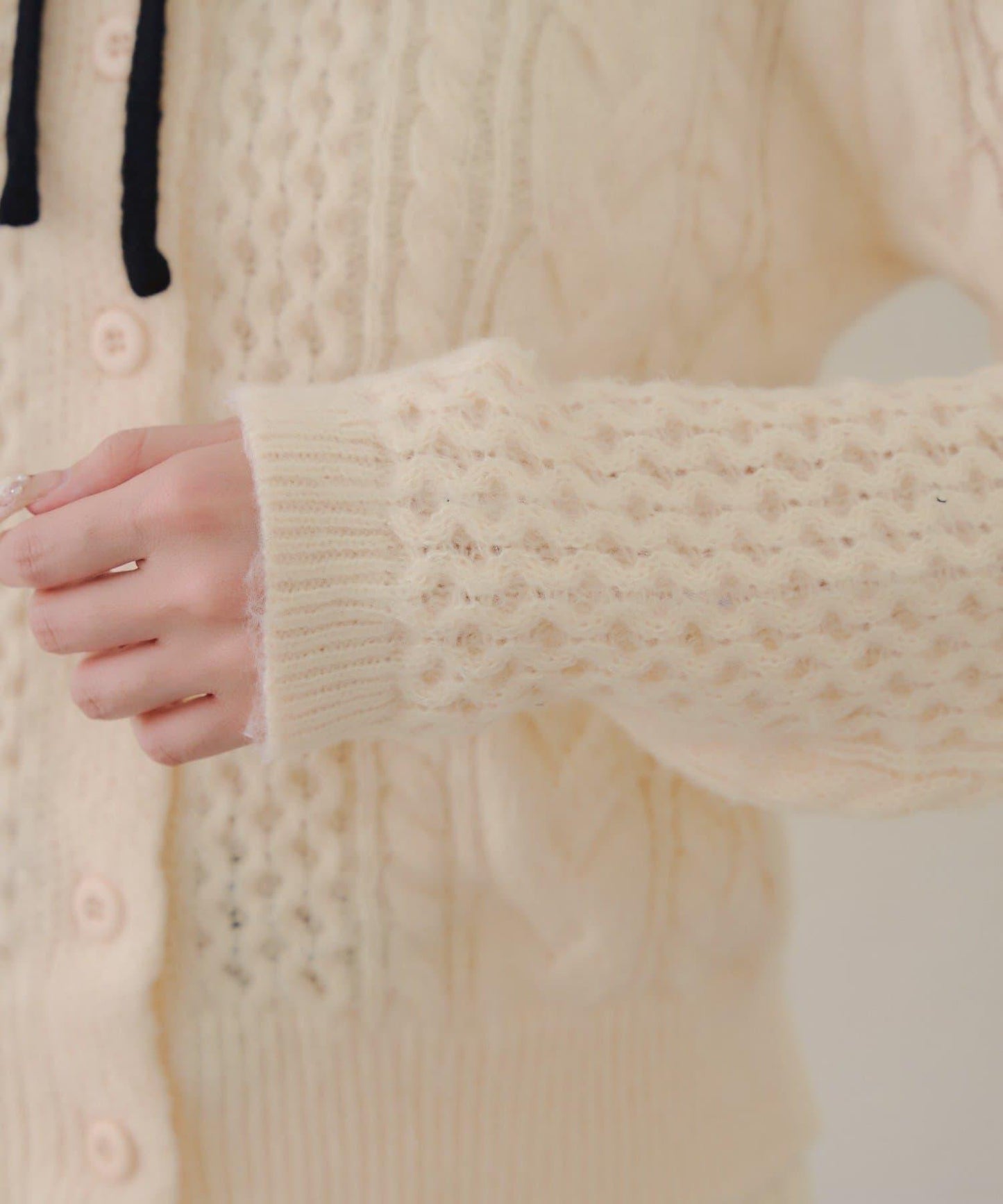 【remiセレクト】加絨麻花套裝