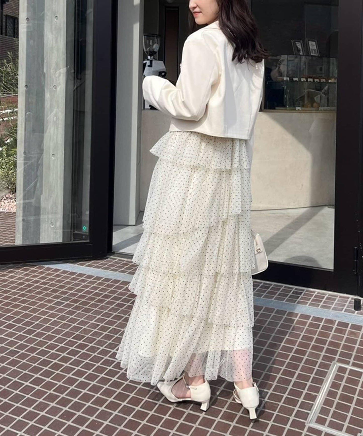 【復刻款】附胸針短款西裝外套