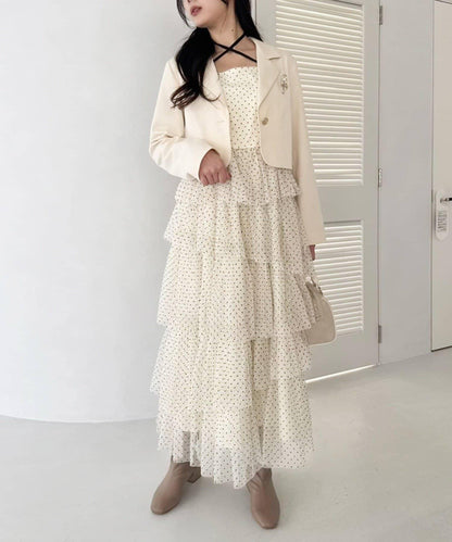 【復刻款】附胸針短款西裝外套