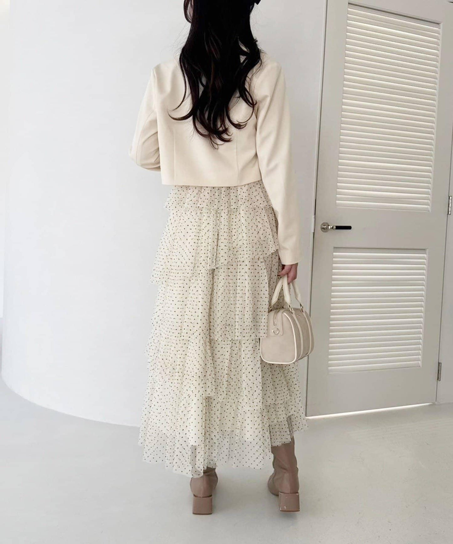 【復刻款】附胸針短款西裝外套