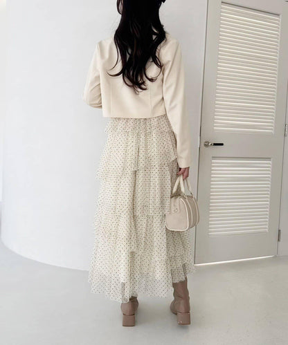 【復刻款】附胸針短款西裝外套