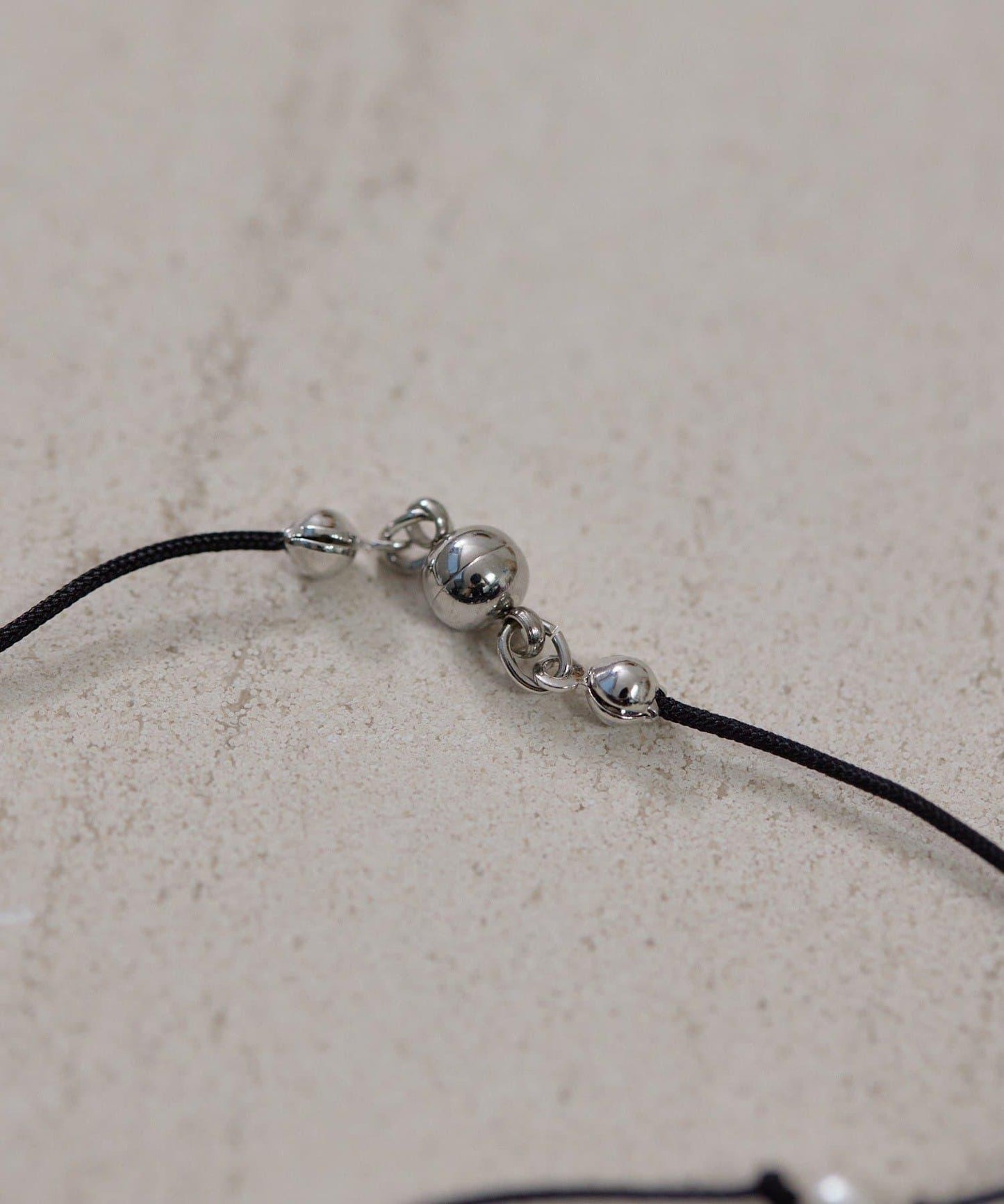 珍珠×繩帶短款項鍊