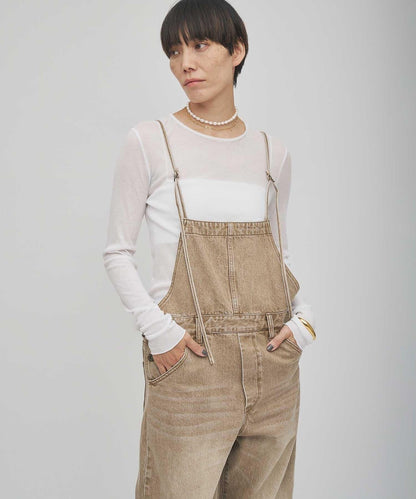 彩色牛仔連體衣