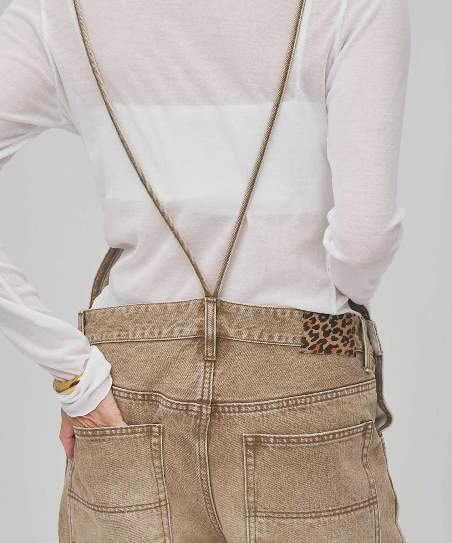 彩色牛仔連體衣