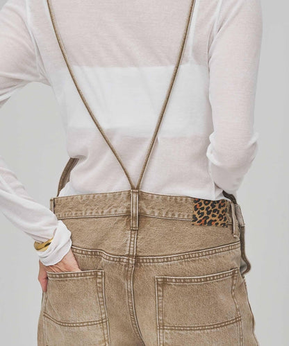 彩色牛仔連體衣