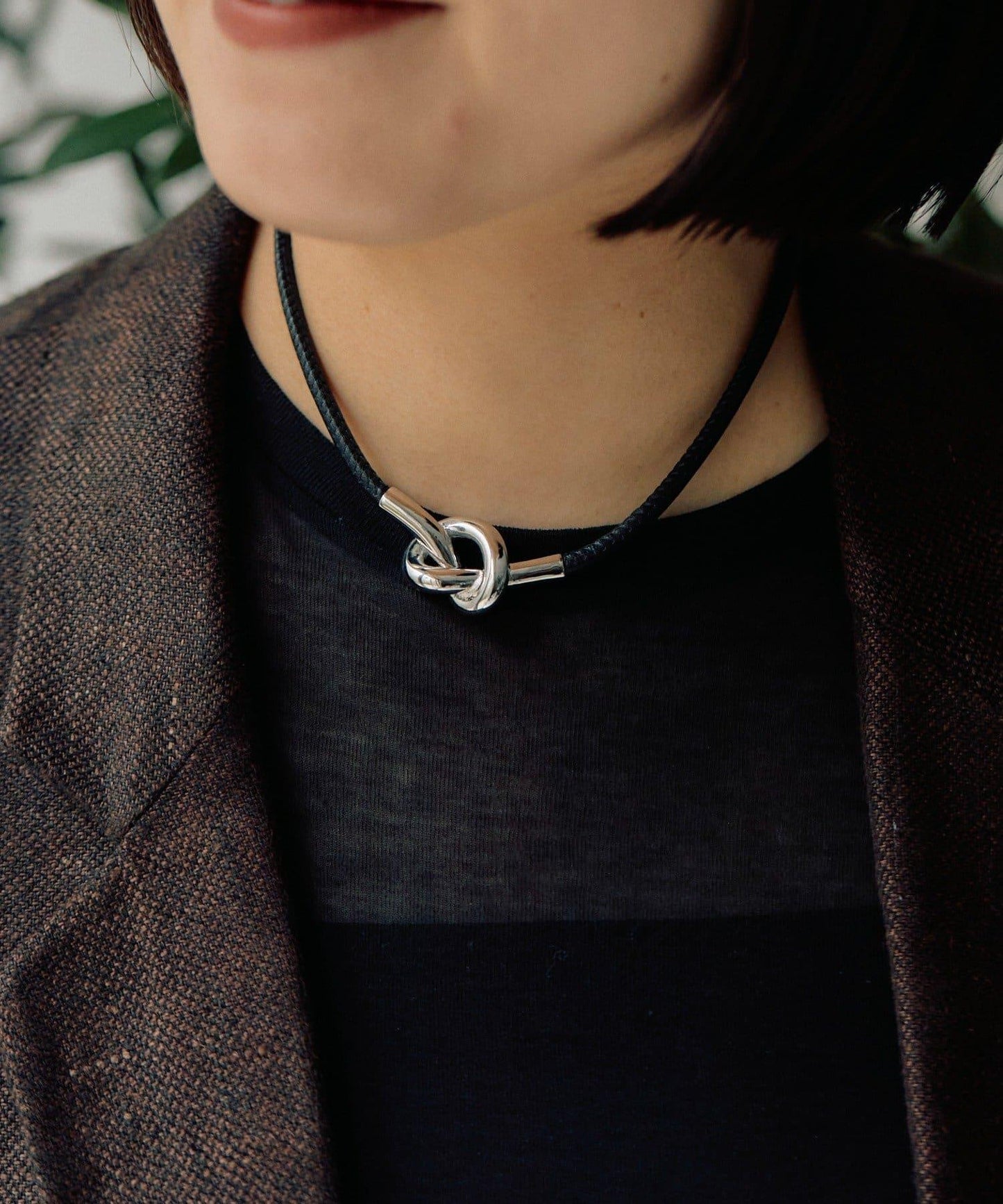 前結裝飾項圈項鍊