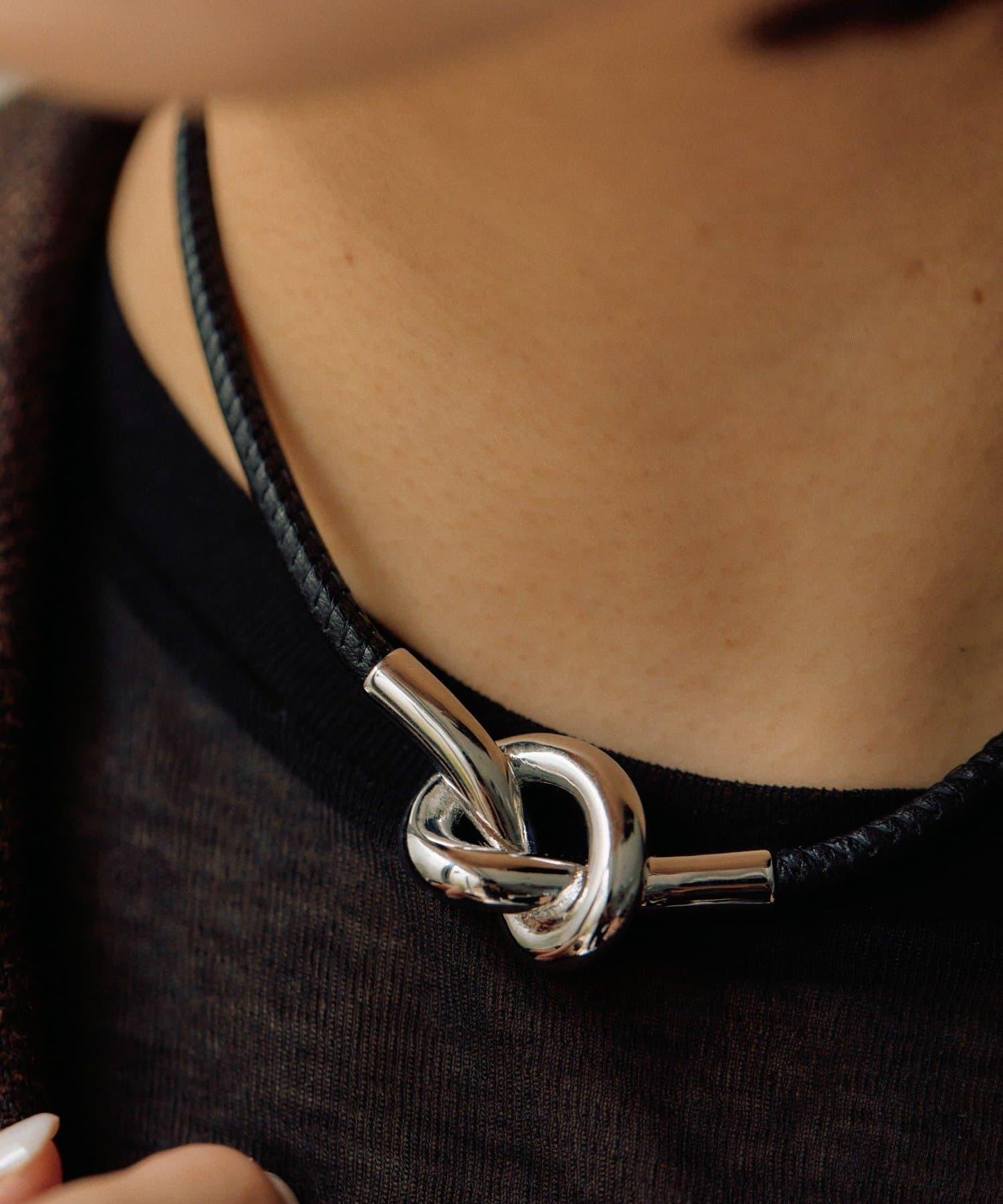 前結裝飾項圈項鍊