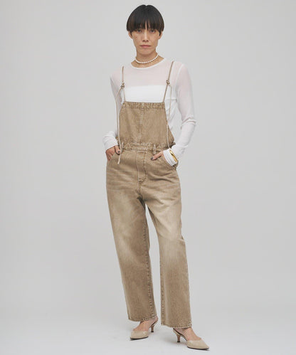 彩色牛仔連體衣