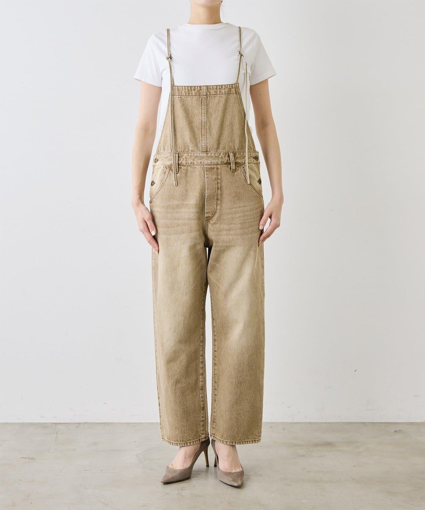 彩色牛仔連體衣