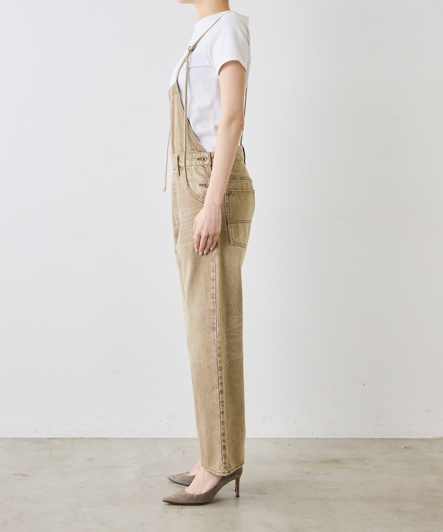 彩色牛仔連體衣