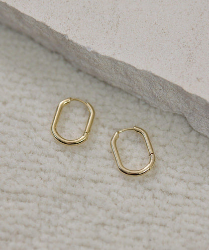 黑色多樣款圓環耳環