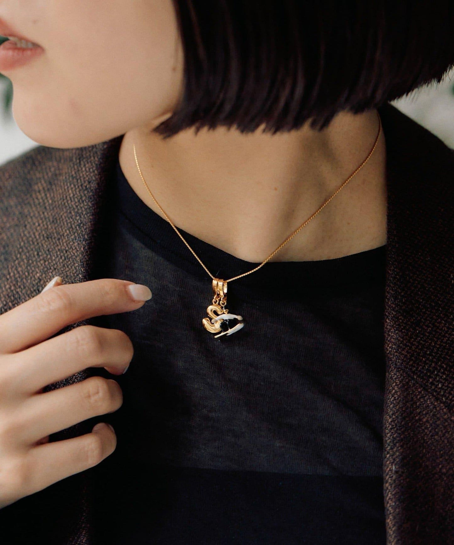 滑雪場單板滑雪項鍊