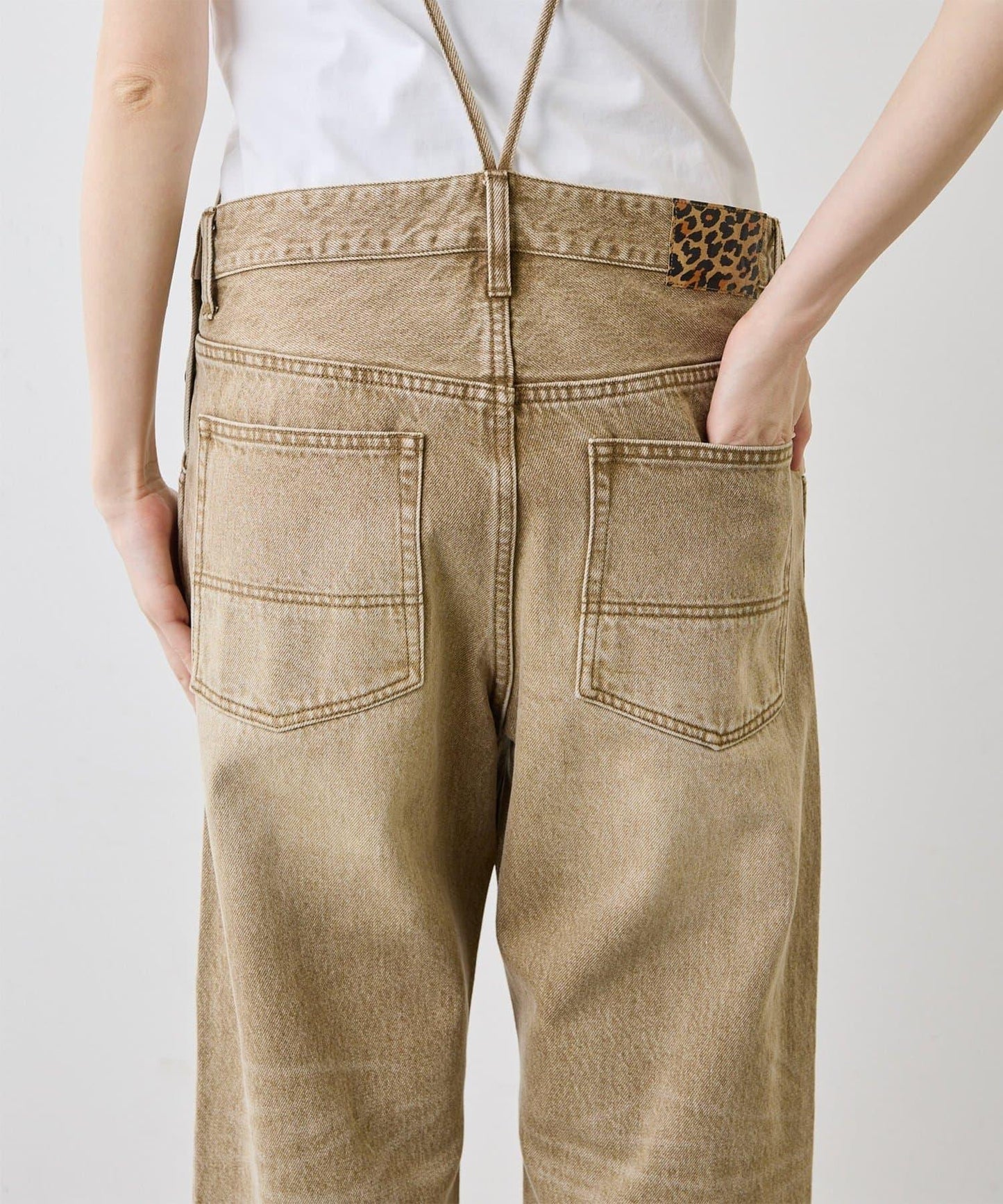 彩色牛仔連體衣