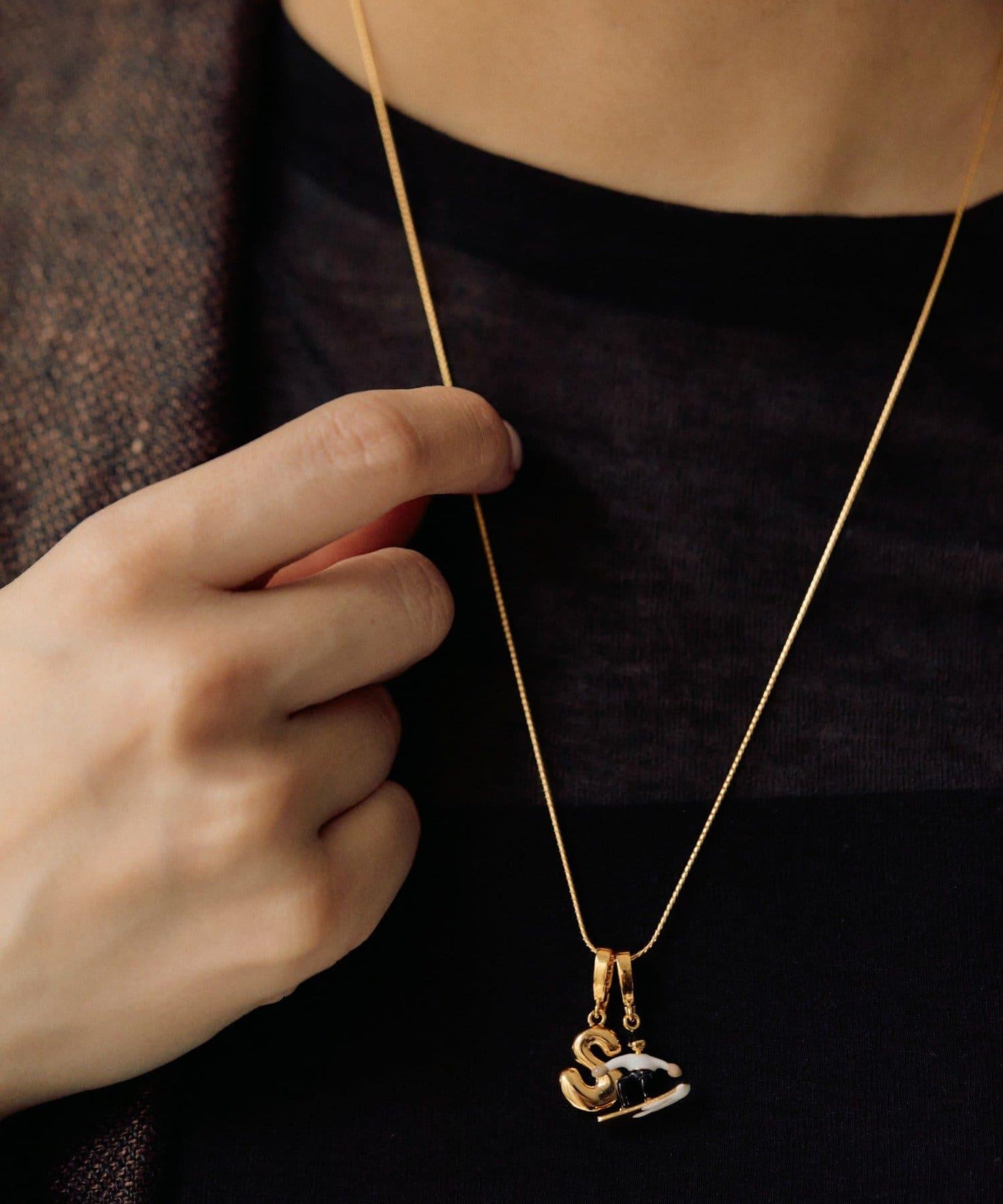 滑雪場單板滑雪項鍊