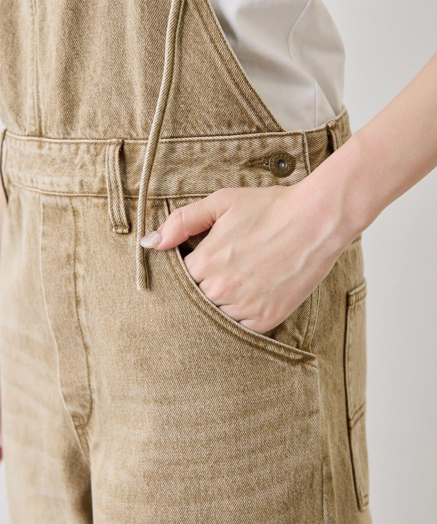 彩色牛仔連體衣