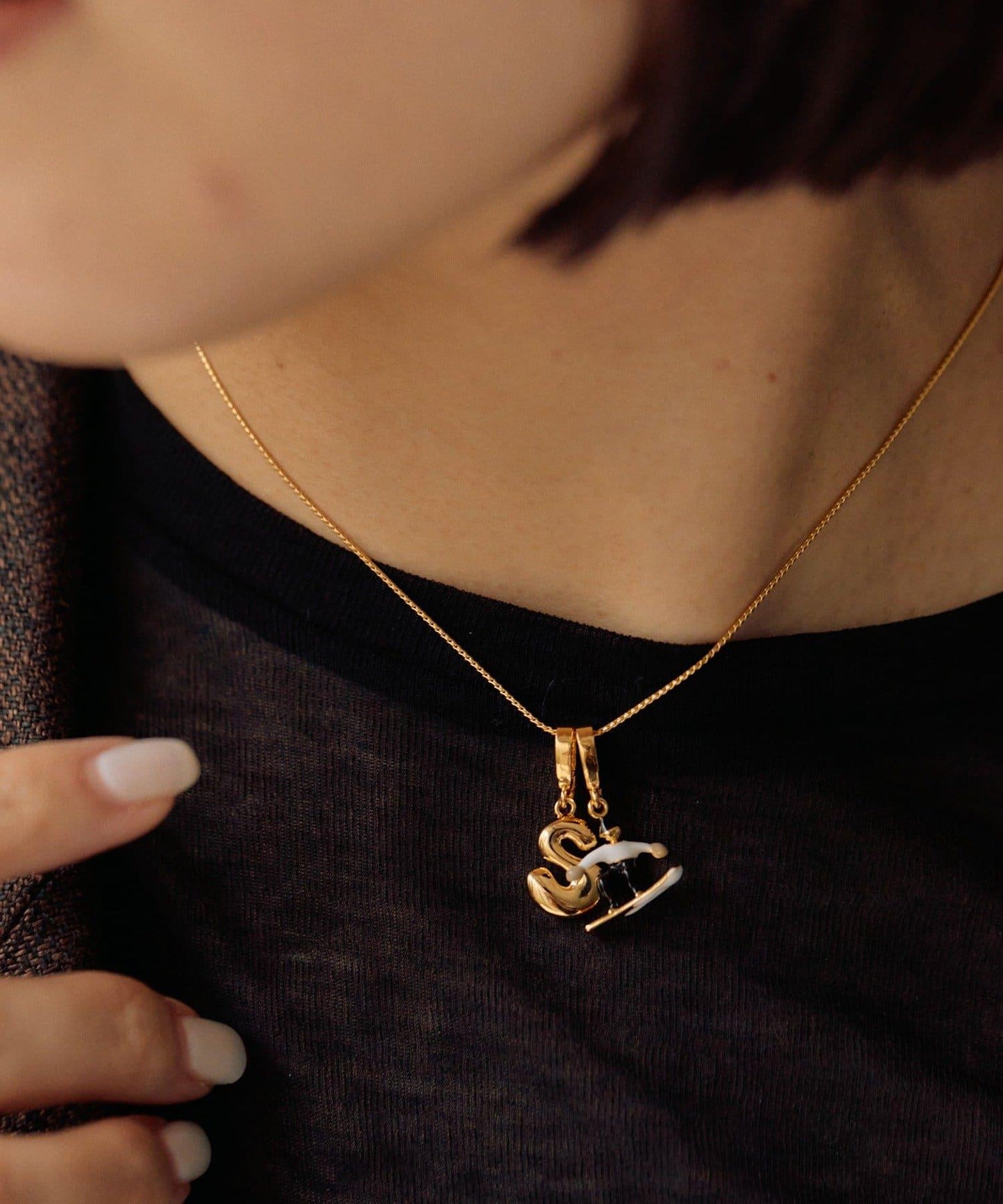 滑雪場單板滑雪項鍊