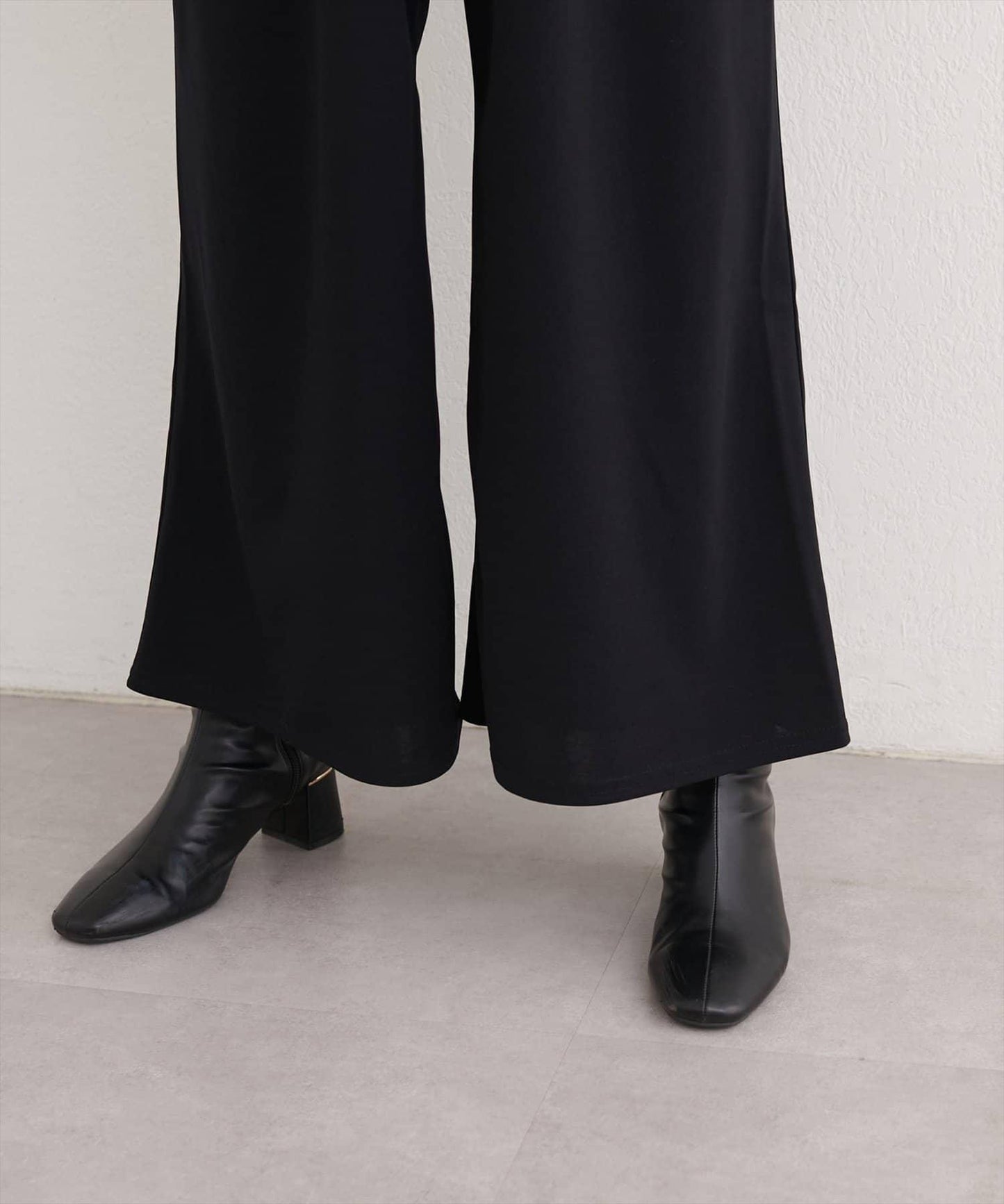 彈力荷葉邊連體褲