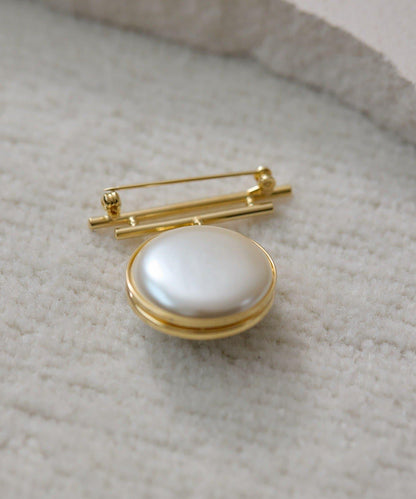 星形珍珠胸針