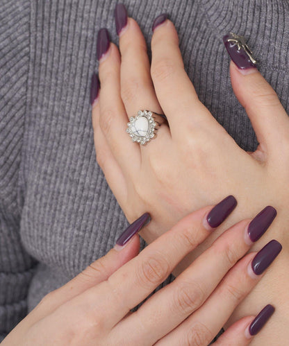 【yuccA】心形寶石立體戒指