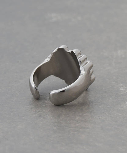 【yuccA】心形寶石立體戒指