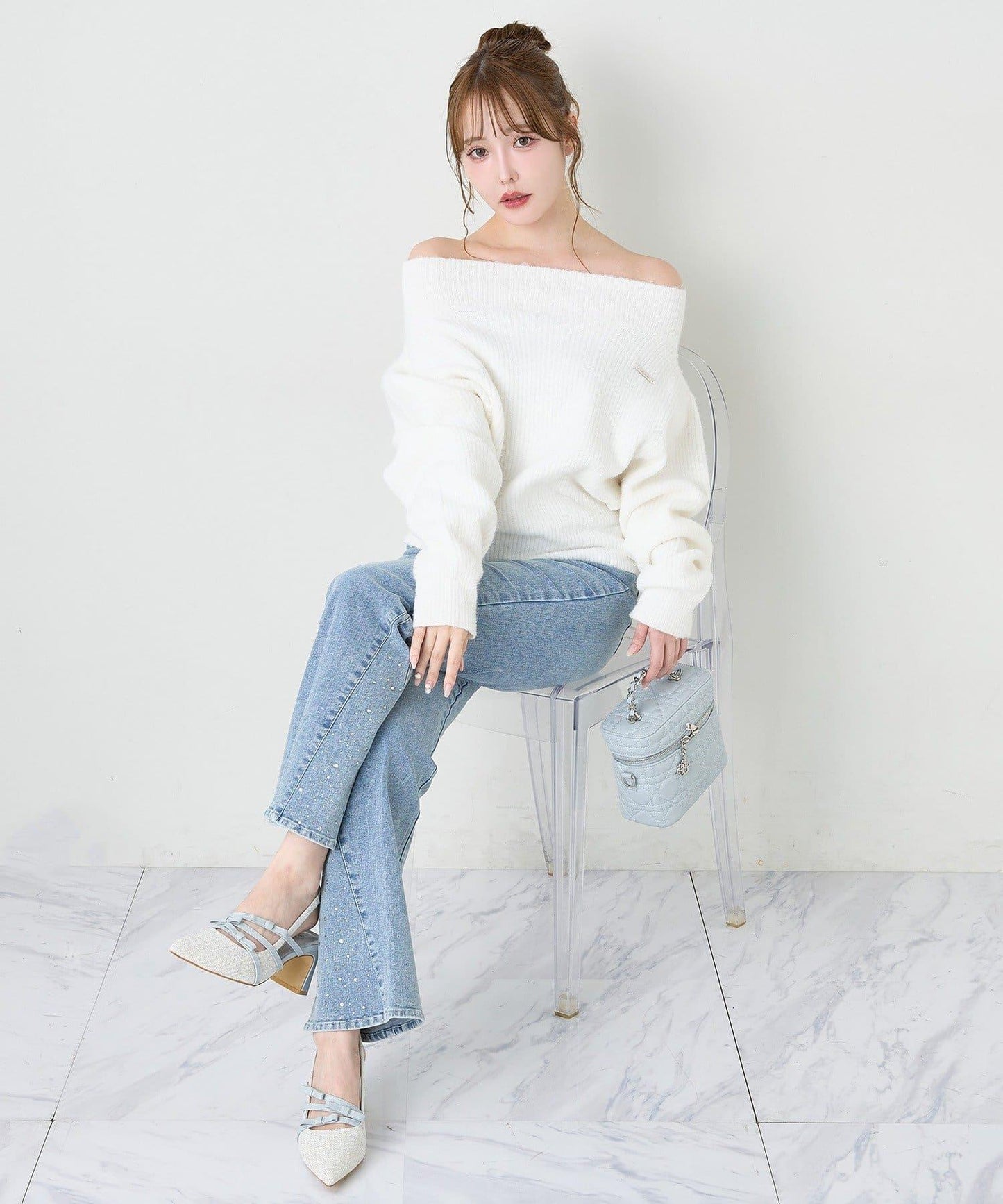 帶吊飾絎縫化妝包