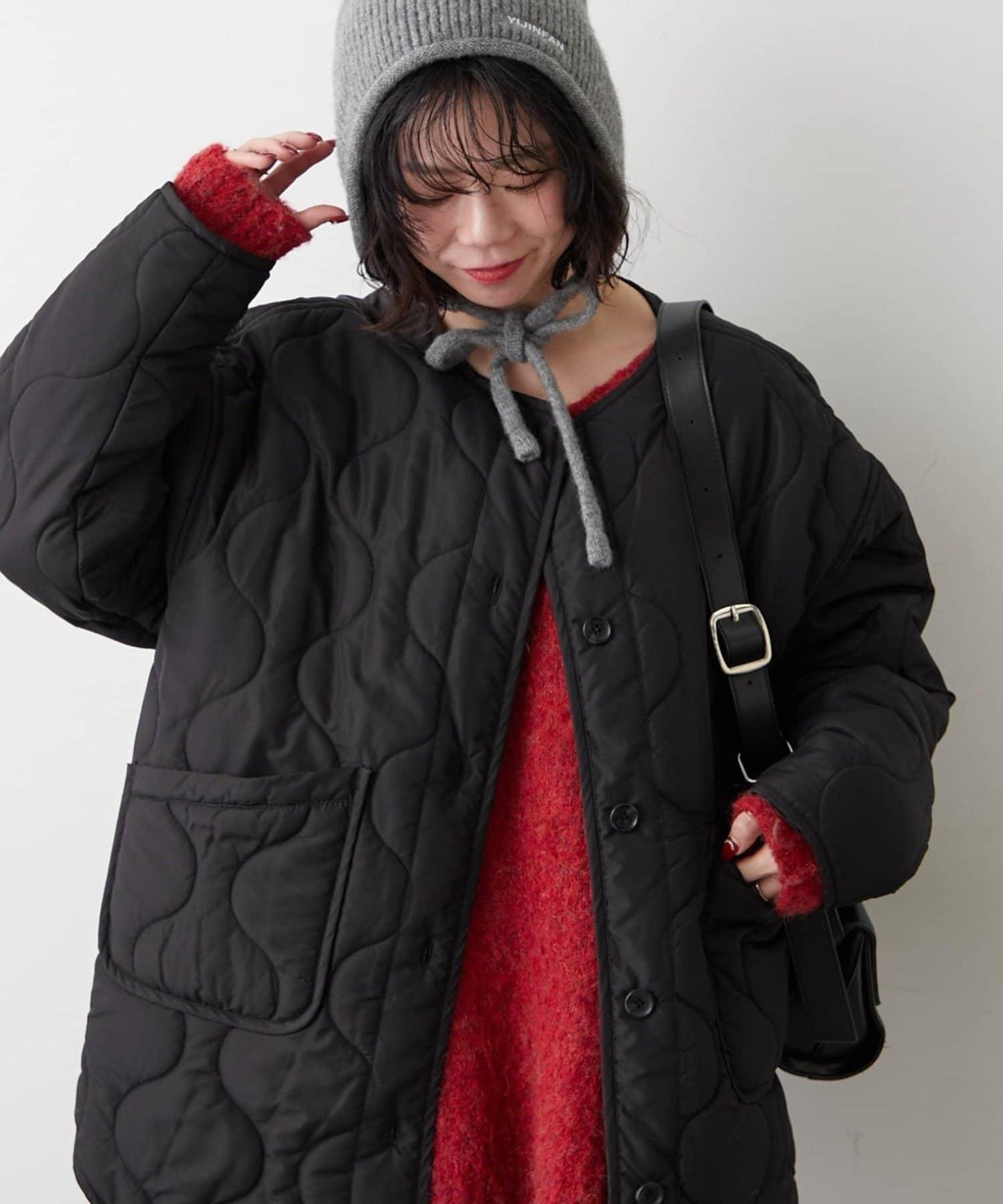 人氣系列！輕盈保暖滾邊絎縫夾克