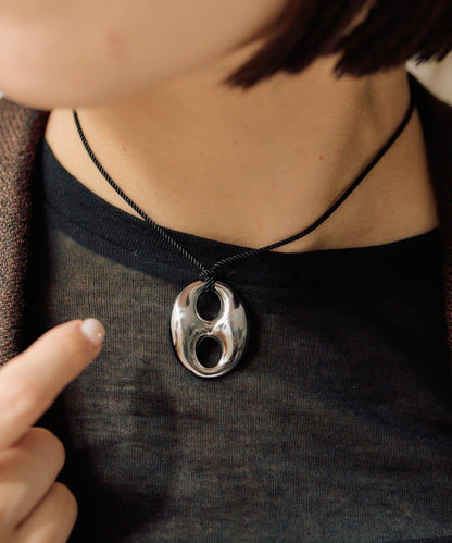 金屬過敏適用/不鏽鋼 立體吊墜項鍊