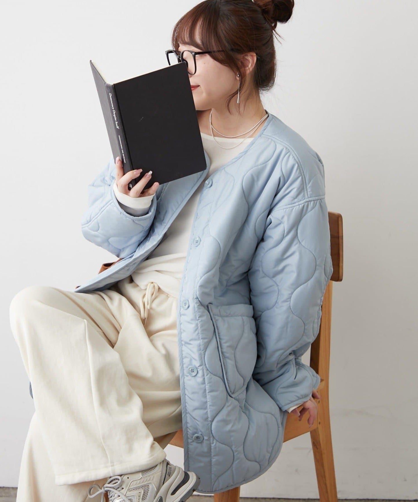 人氣系列！輕盈保暖滾邊絎縫夾克